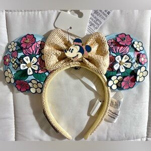 NEW Disney World Port Orleans Riverside Loungefly Flower Minnie Ears Headband
